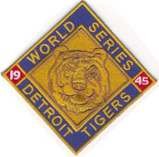 Tigers World Series Patch